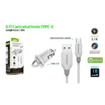 Maxtech-kit Caricabatteria Auto 5v-2.1a Cavo Type-c Usb 1mt Ricarica 10w Maxtech Ma-tc02 -