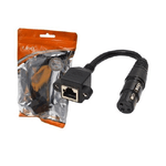 Linq-cavo Adattatore Audio Da Xlr Femmina A Rj45 Femmina 15cm Connettore Rete Kl-9235 -