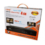 Linq-nvr 4ch Canali Registratore Rec&live Full Hd 1080p Wifi H.264 H.265 P2p Nvr-6604 -