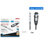 Maxtech-cavo Jack 6.5mm A Xlr Femmina Audio Prolunga Per Microfono Da 10 Metri Jxlr-08 -