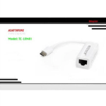 Maxtech-adattatore Type-c A Rj45 Lan Ethernet Cavo Rete Per Pc Laptop Maxtech Tc-lan01 -