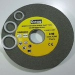 Trade_ox-disco Mola Da Banco Pietra Abrasiva Grana 80 Ossido Alluminio Tipo Flat 150 Mm -