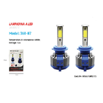 Maxtech-coppia Lampade Fari Ricambio Auto H7 Maxtech 360-h7 Led 3800 Lumen 6000k 12v 36w -