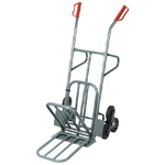 Ribitech-carrello In Metallo A 6 Ruote Ribimex Sali Scendi Scale Prcd6r Asse Rinforzato -