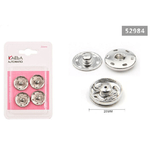 Kaela-set 4 Paia Di Bottoni Automatici A Pressione ø 25 Mm Accessori Per Cucito 52984 -