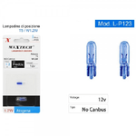 Maxtech-lampadine Di Posizione Auto T5 L-p123 12 V 1.2 W Luce Fredda Alogena No Canbus -