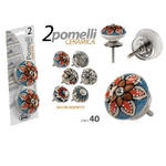 Kaela-kit 2pz Pomelli Mobili Cassetti Pomello In Ceramica 40mm Decori Assortiti 843020 -