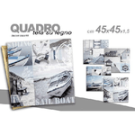 Kaela-quadro Quadretto Decorativo 45x45x1,5cm Tela Su Legno Deluxe Decori Ass. 709661 -