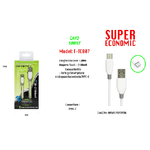 Maxtech-maxtech Cavo Usb Simply Type-c Compatibile Per Smartphone 5volt - 2100ma F-tc007 -