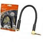 Linq-cavo Adattatore Audio Da Jack 3,5mm Femmina A 3,5mm Maschio Angolo 20 Cm Kl-9248 -