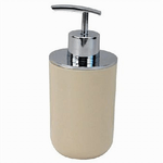 Cleafe-dispenser Porta Sapone Liquido Beige Silver Per Ricambio Accessori Bagno 79880 -