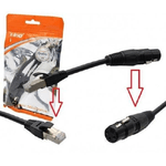 Linq-cavo Adattatore Audio Da Xlr Femmina A Rj45 Maschio Lan Di Rete Da 15 Cm Kl-9236 -