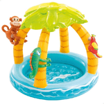 Trade_ox-piscina Gonfiabile Baby Pool Palma 102x86 Cm 45 Lt Bambini 1-3 Anni Estate 58417 -