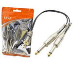 Linq-cavo Adattatore Audio Da Jack 3,5mm Maschio A 2 Jack 6,35mm Maschio 30cm Kl-9244 -