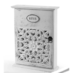 Kaela-cassetta Porta Chiavi Box In Legno Da Parete 20 X 6 X 26 Cm Decoro Keys 784712 -