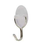 Cleafe-set 3pz Ganci Appendini Adesivi Parete Casa Cucina Bagno Attaccapanni Ovale 87010 -