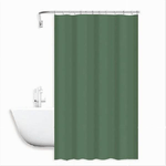 Cleafe-tenda Doccia Antimuffa Impermeabile Poliestere 180x200cm Ganci Bagno Verde 79858 -