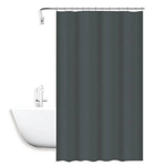 Cleafe-tenda Doccia Antimuffa Impermeabile 180x200cm Con Anelli Bagno Grigio Scuro 79718 -