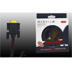 Maxtech-cavo Vga/vga Maschio-maschio 5mt Retinato 15 Pin Filo Per Pc Tv Maxtech Vga-rt5m -