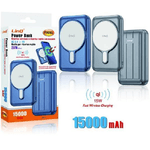 Linq-powerbank 15000mah Ricarica Rapida Wireless Con Magnete 15w Qc 3.0 + Pd 20w T108l -