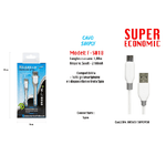 Maxtech-cavo Simply Usb Connettore 5pin Per Smarthphone 5volt - 2100ma 1,0mt Maxtech F-s018 -