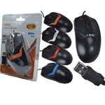 Linq-mouse Ottico Con Cavo Usb 1200dpi Plug And Play Per Pc Notebook Vari Colori D28 -