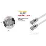 Maxtech-cavo Ethernet Lan 5 Mt Cat7 Rj45 Rete Per Router Pc Portatile Maxtech Cat7-lan5m -