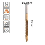 Kaela-punta Trapano Elicoidale ø6.5mmx85mm In Titanio Hss 4241 Per Metallo Legno 57151 -