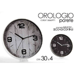 Kaela-orologio Da Parete Tondo Movimento Silenzioso 30x4cm Plastica Vari Colori 738869 -