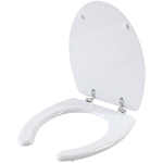 Cleafe-copriwater Copri Water Sedile Wc Bagno Per Disabili Con Apertura Centrale Mdf -        3,5