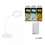 Wisdom-lampada Scrivania Cerchio Led Touch Ricaricabile Usb Orientabile Moderno Dt-2668 -