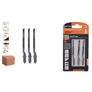 Kaela-set 3pz Lame Per Seghetto Alternativo T101ao Hcs Lama Ricambio Per Legno 90186 -