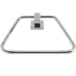 Cleafe-anello Porta Asciugamano Asciugamani Fissaggio A Parete Bagno Square 22 Cm 59183 -