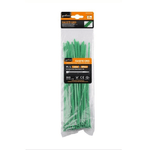 Kaela-set 30 Pz Fascette Cavi Cavo Verde Stringenti In Plastica Nylon 3.6x300 Mm 92397 -