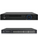 Linq-kit Nvr Hd 32 Canali + Switch Poe 32 Porte 1080p 500w 5 Milioni Di Pixel Nvr3232 -