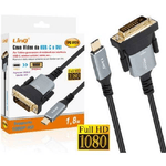 Linq-cavo Video Adattatore Da Type-c Usb Tipo C A Dvi Full Hd 1080p 1,8 Mt Tpc-dv24 -