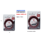 Maxtech-nastro Biadesivo Rosso Super Resistente Adesivo 10mt Fissaggio Maxtech -