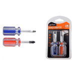 Kaela-set 2 Pz Cacciavite Nano Con Punta Magnetica A Taglio E A Stella 6mm 38mm 91894 -