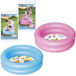 Trade_ox-piscina Per Bambini 2 Anni+ Baby 2 Anelli Fondo Disegnato 61x15cm 2 Colori 51061 -