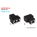 Maxtech-adattatore Rj45 Splitter Convertitore Lan Da 1 A 2 Porte Doppio Maxtech Sp-l02 -