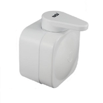 Cleafe-porta Sapone Liquido Dispenser A Parete A Ventosa Bianco Accessori Bagno 59546 -