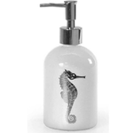 Kaela-portasapone Liquido Dosatore Silver 450 Ml 8x18cm Vetro Decori Assortiti 775666 -