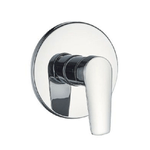 Cleafe-miscelatore Doccia Ad Incasso Da Parete Bagno Monocomando Cromato Cube 87122 -