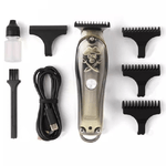 Andowl-taglia Capelli Ricaricabile Rasoio Elettrico Regola Barba 3 Pettini Usb Q-tf52 -