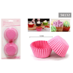 Kaela-set 2 Confezioni 50 Pirottini Carta 12cm Rosa Dolci Cupcake Tortine Muffin 56132 -