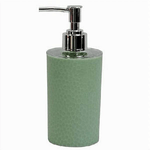 Cleafe-dispenser Sapone Liquido Lavandino Verde Lavorato Accessorio Arredo Bagno 79785 -