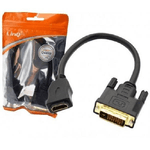 Linq-cavo Adattatore Video Da Hdmi Femmina A Dvi 24+1 Maschio Tv Proiettori Pc Kl-9230 -