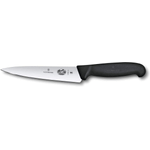 Victorinox, coltello da macellaio Fibrox, nero, lunghezza: 16 cm, 5.5203.16