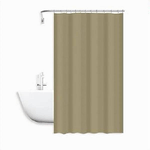 Cleafe-tenda Doccia Antimuffa Impermeabile Peva 180x200 Cm Con Anelli Bagno Beige 79714 -