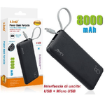 Linq-power Bank Batteria Esterna Portatile Ricaricabile 8000mah Con Micro Usb Tt8030 -